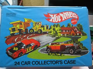 Vintage 1980 Mattel Hot Wheels 24 Car Collector 