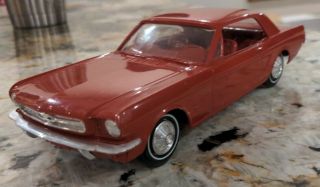 Amt Vintage 1965 Ford Mustang Coupe Dealer Adv 