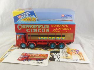 Corgi Classics 97896 Aec 8 Wheel Pole Truck Chipperfields Circus 1:50 Scale