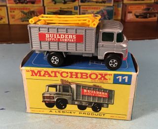 Vintage Matchbox Lesney Scaffolding Truck No.  11