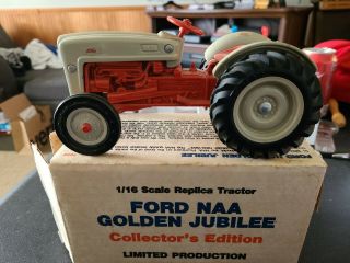 Vtg Ertl 1953 Ford Naa Golden Jubilee Tractor 1:16 Diecast Farm Toy 803ta