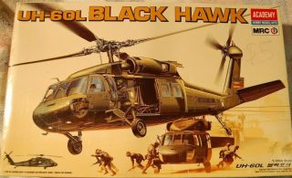 Academy 1/35 Uh - 60l Blackhawk Model Kit 2192 " Blackhawk Down - Somalia "