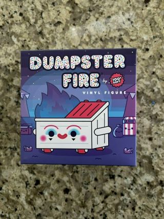 Dumpster Fire Dumpo The Clown Limited Edition Vinyl Figure 100 Soft - In Hand
