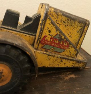 Vintage Marx Lumar Tractor Belly Dump Earth Mover Pressed Steel Toy Parts