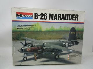 Vintage 1978 Monogram B - 26 Marauder 1:48 Plastic Model Kit