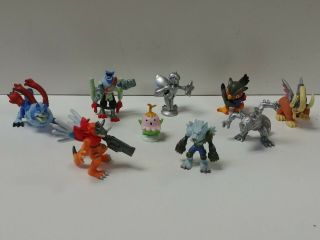 Digimon Data Squad Collectible 1.  5 Inch Figures Exclusive Set Of 9 Bandai