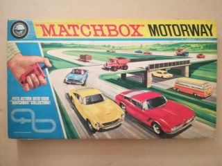 Matchbox / M - 2 Motorised Motorway Set Vintage 1970s Boxed