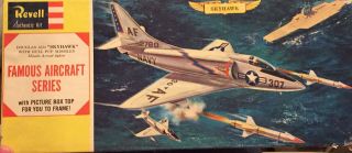 Vintage 1960 Revell H - 179:100 Douglas Ad4 " Skyhawk " Famous Aircraft 1:50 Rare