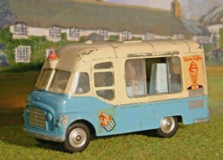 Corgi Toy.  428.  Commer Mister Softee Ice Cream Van.  Some Playwear.  No Box.