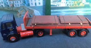 Code 3 1:50 Scale Model Tandem Axle Trailer With Steel Playe Load.  Trailer Only
