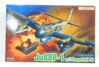 1/48 Dragon - Junkers Ju 88 P - 1 With 75m Pak