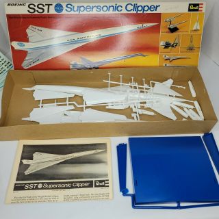 Revell Boeing Sst Supersonic Clipper18 " Planes Model Kit Incomplete See Pictures