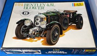 Heller 1:24 - Bentley 4.  5 L Blower Car Mode Kit Open Box