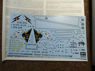 Hasegawa 1/72 F - 111G AARDVARK ' R.  A.  A.  F.  ' (02314) 3