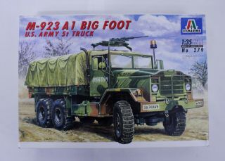 Italeri M - 923 A1 " Big Foot " Us Army 5t Truck; 1/35; Kit 279 Open Box W/upgrades