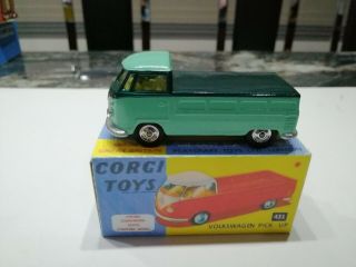 Corgi Toys.  Volkswagen Pick Up Truck