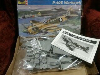 Revell 1/32 Scale P - 40 E Warhawk Open Box