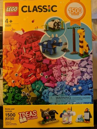 Lego Classic Bricks And Animals (11011) - & Packages But / No Box