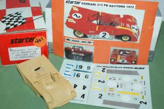 Starter Ferrari 312 Pb Daytona 1972 1/43 Resin Model Kit
