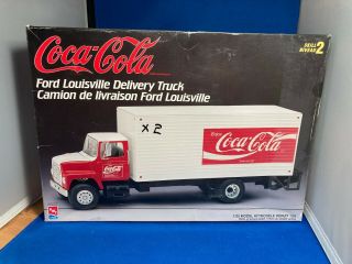 Amt Coca - Cola Ford Louisville Delivery Truck 1/25 Model Kit