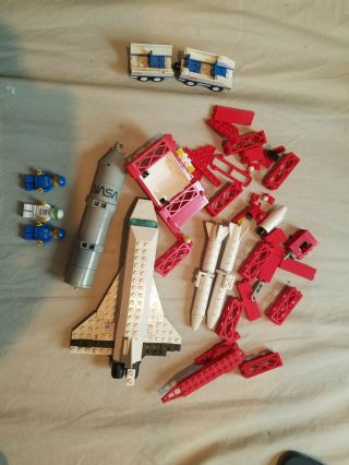 Lego 1682 Space Shuttle Rocket Launch Pad Set 1990 Incomplete