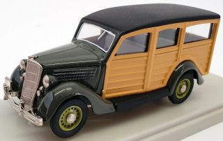 Rex Toys 1/43 Scale Model Car Rex43 - 1935 Ford Break - Tan