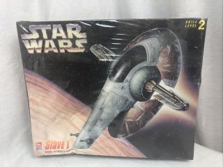Vintage 1995 Amt Ertl Star Wars Slave 1 Model Kit