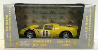 Brumm Models 1/43 Scale Diecast S015 - Ferrari 330 P4 Hp450 11 Le Mans 1957