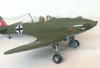 1:72 Scale Built Plastic Model Airplane Wwii German Heinkel He 112 Fighter