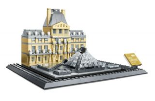 The Louver Musée Du Louvre Wange Building Blocks