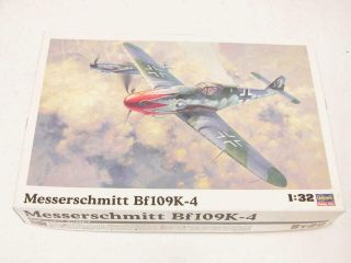 1/32 Hasegawa German Ww2 Messerschmitt Bf109k - 4 Plastic Model Kit St20 Complete