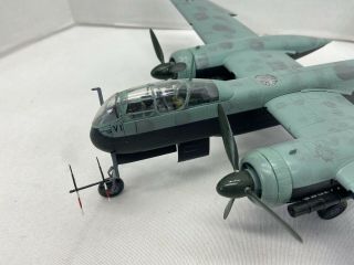 WWII German Heinkel He 219 Aircraft Built & Painted Model 2