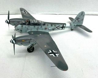 Wwii German Me 410 Aircraft Built & Painted Model