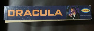 “Dracula” Model Kit - Aurora 1999 Re - issue By Polar Lights. 3