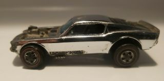 Vintage 1970 Hot Wheels Redlines Chrome Boss Hoss Club Car The Spoilers Mustang