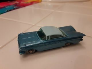 Vintage Matchbox Lesney Chevrolet Impala No.  57 Two Tone Blue Near