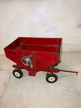 Vintage Killbros Gravity Wagon For A Tractor 1/16 Metal Grain Cart