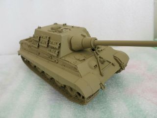 1/35 Built Painted German Ww2 Jagdtiger Tank Tamiya Dml Dragon Plastic Model Kit