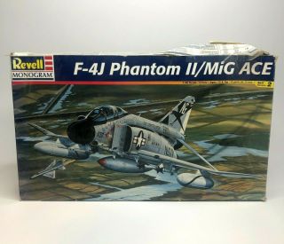 Revell Monogram F - 4j Phantom Ii Mig Ace 1:48 Model Kit 85 - 5813 No Instructions