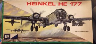 Vintage Mpc Heinkel He 177 Model Kit Parts Military Plane 1960s 1200 - 200