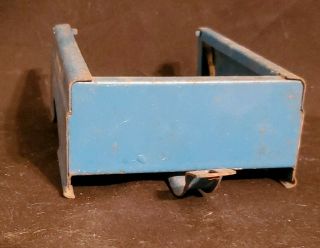 Buddy L Beaver Farms Trailer Blue for restoration no wheels or tailgate 3