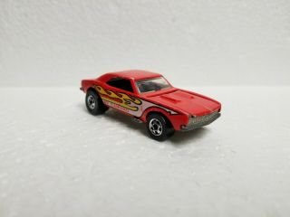 1982 Vintage Hot Wheels ’67 Camaro Red With Flames In