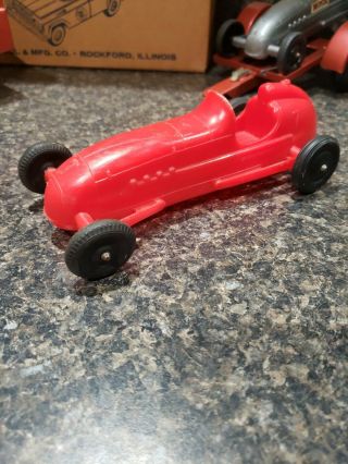 Vintage Toy Red Processed Plastics Indy 500 Race Car