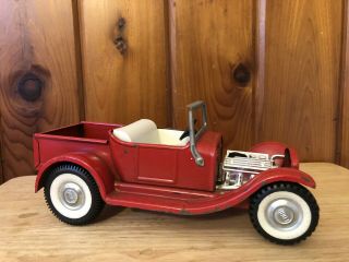 Vintage 1960’s Nylint No.  9300 Tin Lizzy Ford Roadster Pick - Up Hot Rod Read