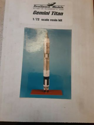 Realspace Models: Unbuilt 1/72 Scale Gemini - Titan Resin Kit