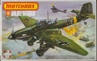 Vintage Matchbox Pk - 111 1:72 Scale Junkers Ju 87 D/g Stuka Plastic Model Kit