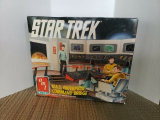 Vintage Star Trek Enterprise Command Bridge Amt Model Kit