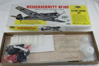 Guillow ' s MESSERSCHMITT BF - 109 Model Kit 401 in Open Box 3