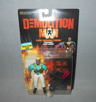 1993 Demolition Man Flame - Throwing Phoenix Action Figure (moc)