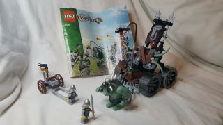 Lego Castle Troll Assault Wagon (7038) - 100 Complete W/ Minifigs & Instructions